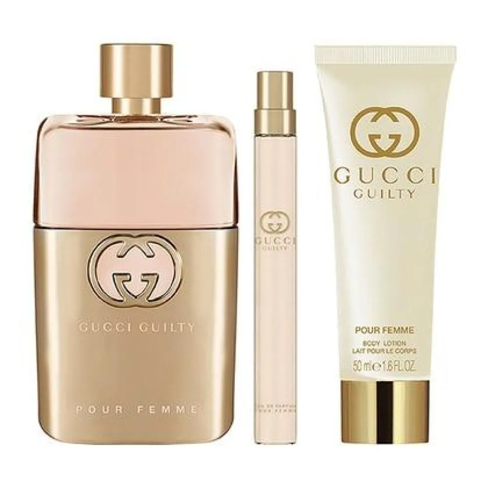 Guilty Pour Femme 90 ml + EDT MINI 10 ml + 50 ml tělové mléko