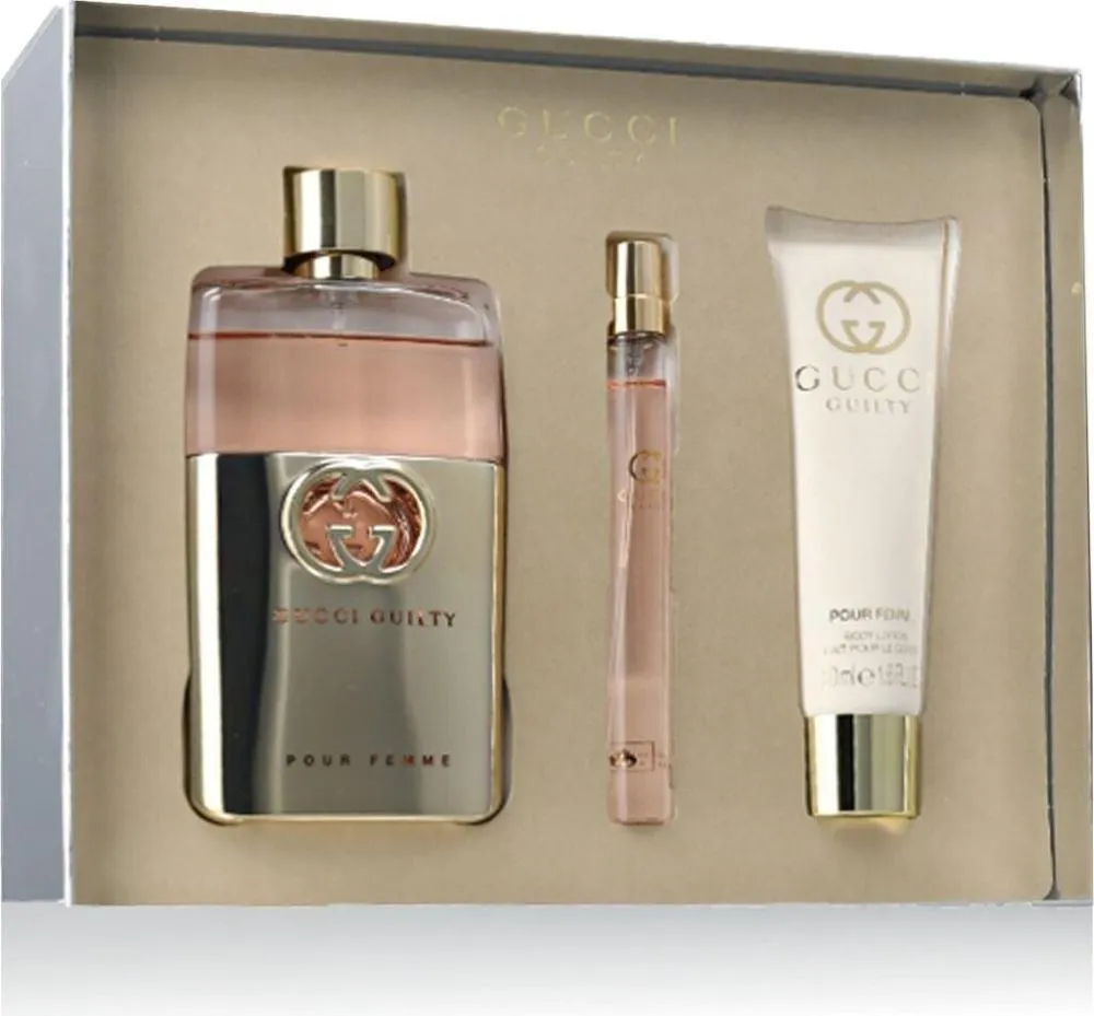 Guilty Pour Femme 90 ml + EDT MINI 10 ml + 50 ml tělové mléko