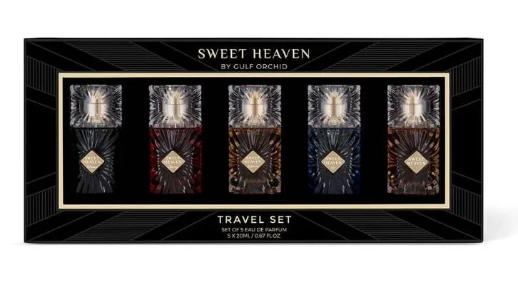 Sweet Heaven Cestovní sada U 5x20 ml (Heaven, Extreme, Tob, Cherry, Ice) parfémovaná voda