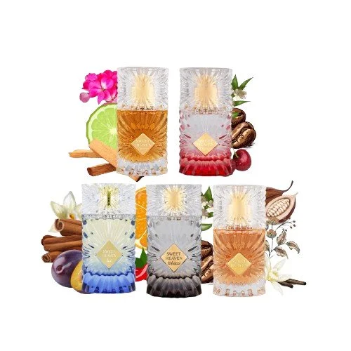 Sweet Heaven Cestovní sada U 5x20 ml (Heaven, Extreme, Tob, Cherry, Ice) parfémovaná voda