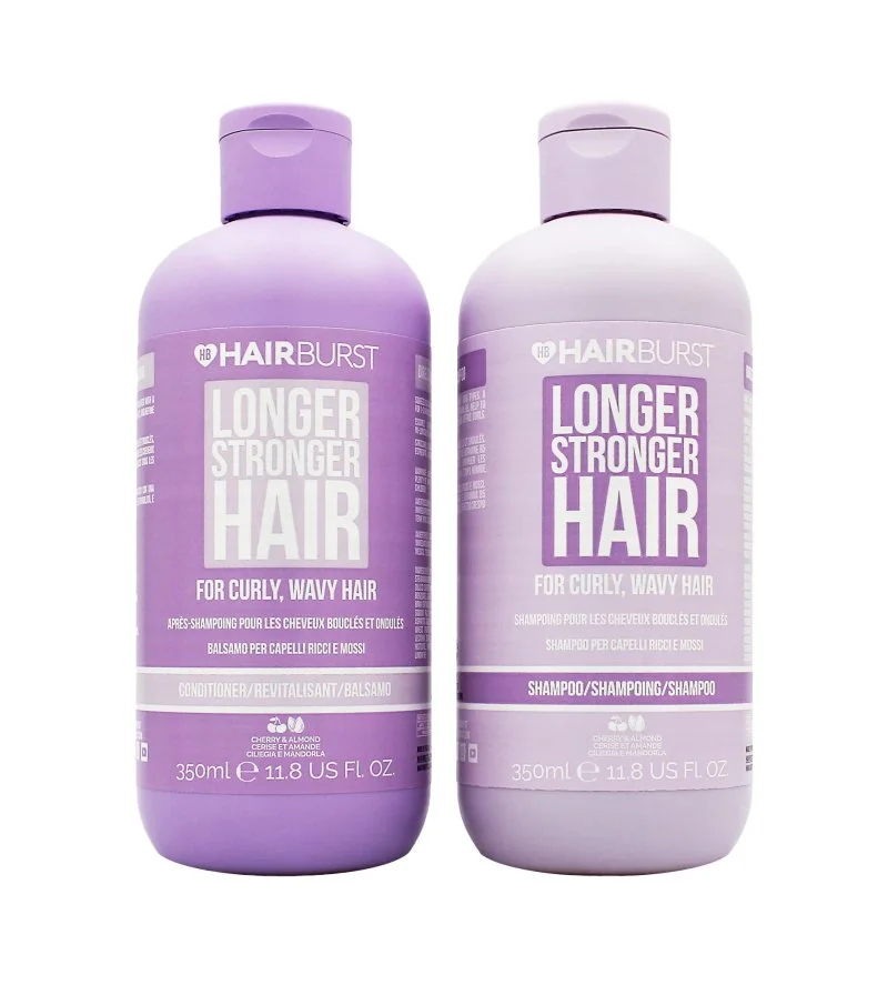 Longer Stronger Hair Curly sada na kudrnaté vlasy šampon 350 ml + kondicionér