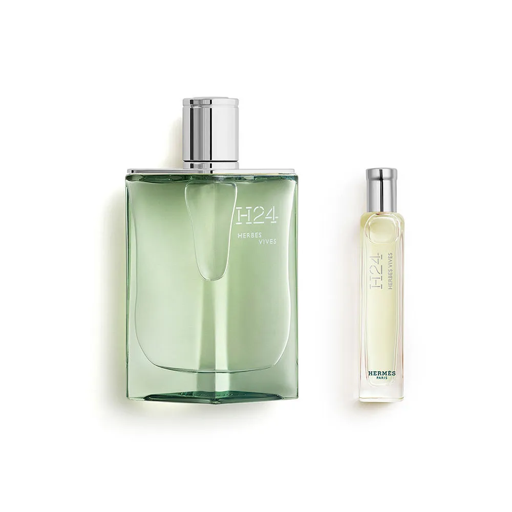 Hermès H24 Herbes Vives EDP plnitelný 100 ml + EDP MINI 15 ml M 1 ks