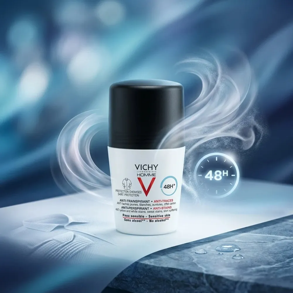 Homme 48h antiperspirant proti bílým a žlutým skvrnám pro muže 50 ml