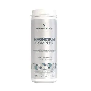 Vegetology Hořčíkový komplex + Vitamín B6, 60 kapslí