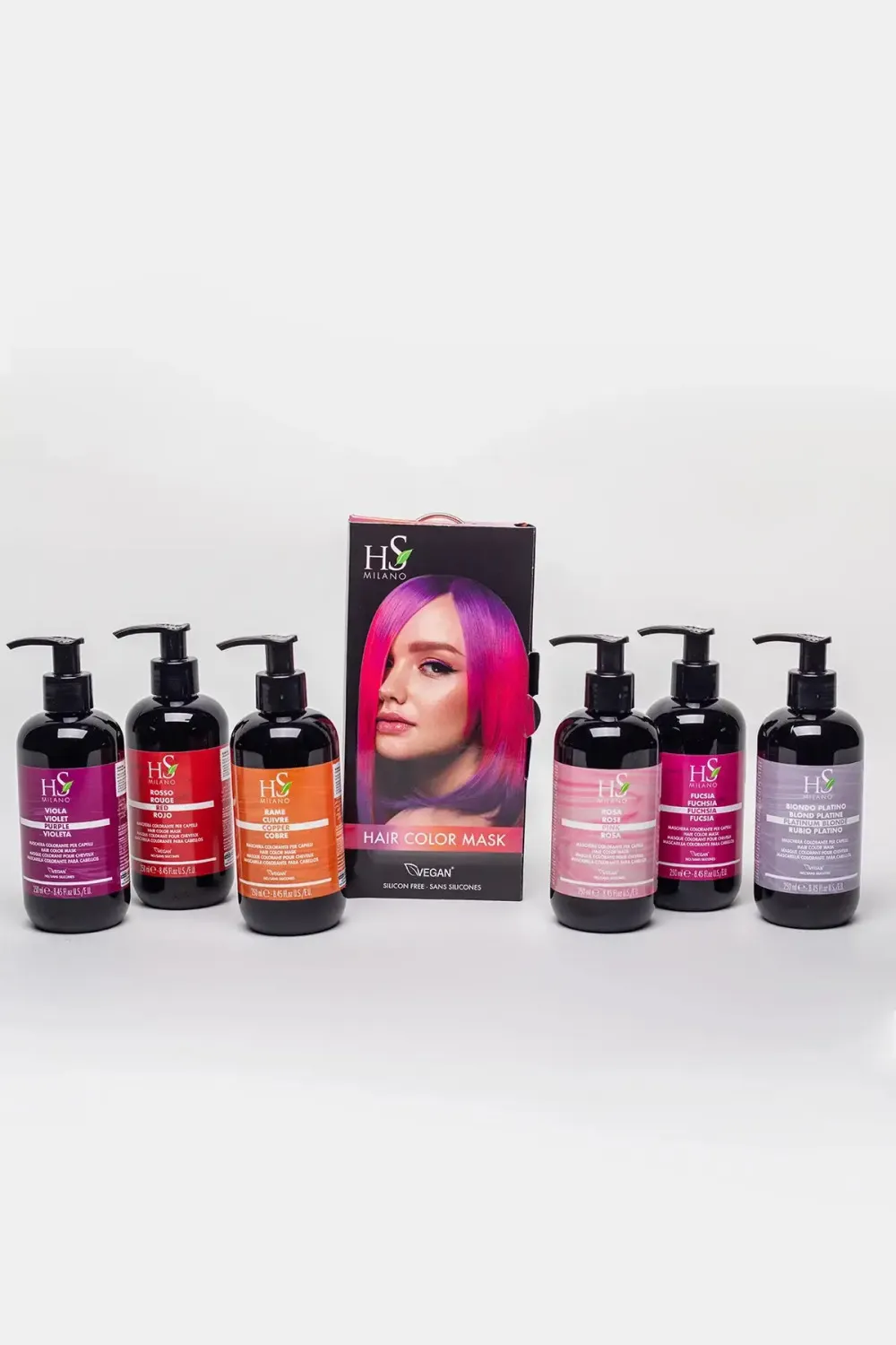 Color Mask barvící maska na vlasy Red 250 ml červená