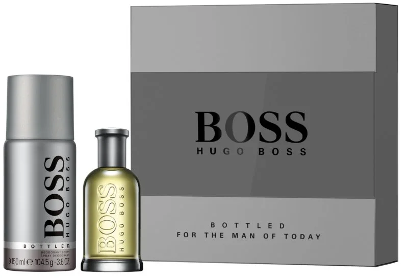 Boss Bottled dárková sada 50 ml + deodorant toaletní voda pro muže