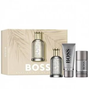 Hugo Boss Boss Bottled dárková sada 100ml + sprchový gel 100ml + deostick parfémovaná voda pro muže
