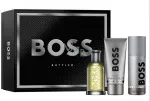 Boss Bottled dárková sada pro muže toaletní voda 100 ml + sprchový gel 100 ml + deosprej 150 ml
