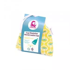 Lamazuna Hygienický menstruační kalíšek, velikost 1, žlutý pouzdro