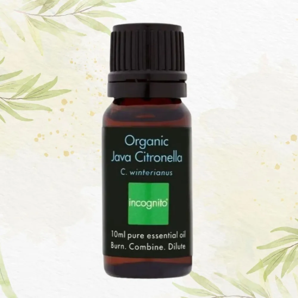 Incognito Éterický olej Citronela jávská BIO (10 ml) - nevoní obtížnému hmyzu