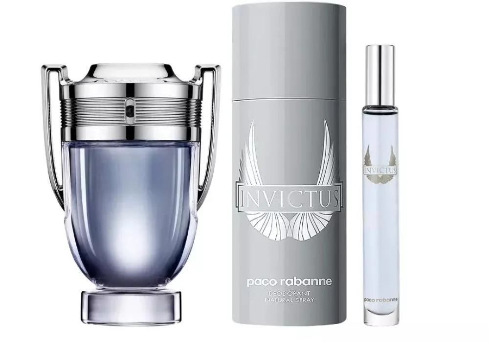 Invictus 100 ml + EDT MINI 10 ml + DEO ve spreji toaletní voda pro muže 150 ml