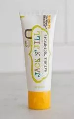 Jack n Jill Dětská zubní pasta - banán BIO (50 g) - bez fluoru, s bio extraktem z měsíčku