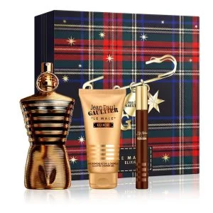 Jean Paul Gaultier Le Male Elixir 125 ml + Parfém MINI 10 ml + SG parfém pro muže
