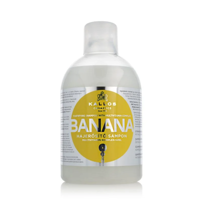 Cosmetics Kallos Banana With Multivitamin Complex Shampoo 1000 ml
