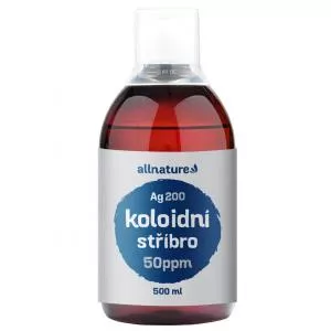 Allnature Koloidní stříbro Ag200 - 50 ppm 500 ml