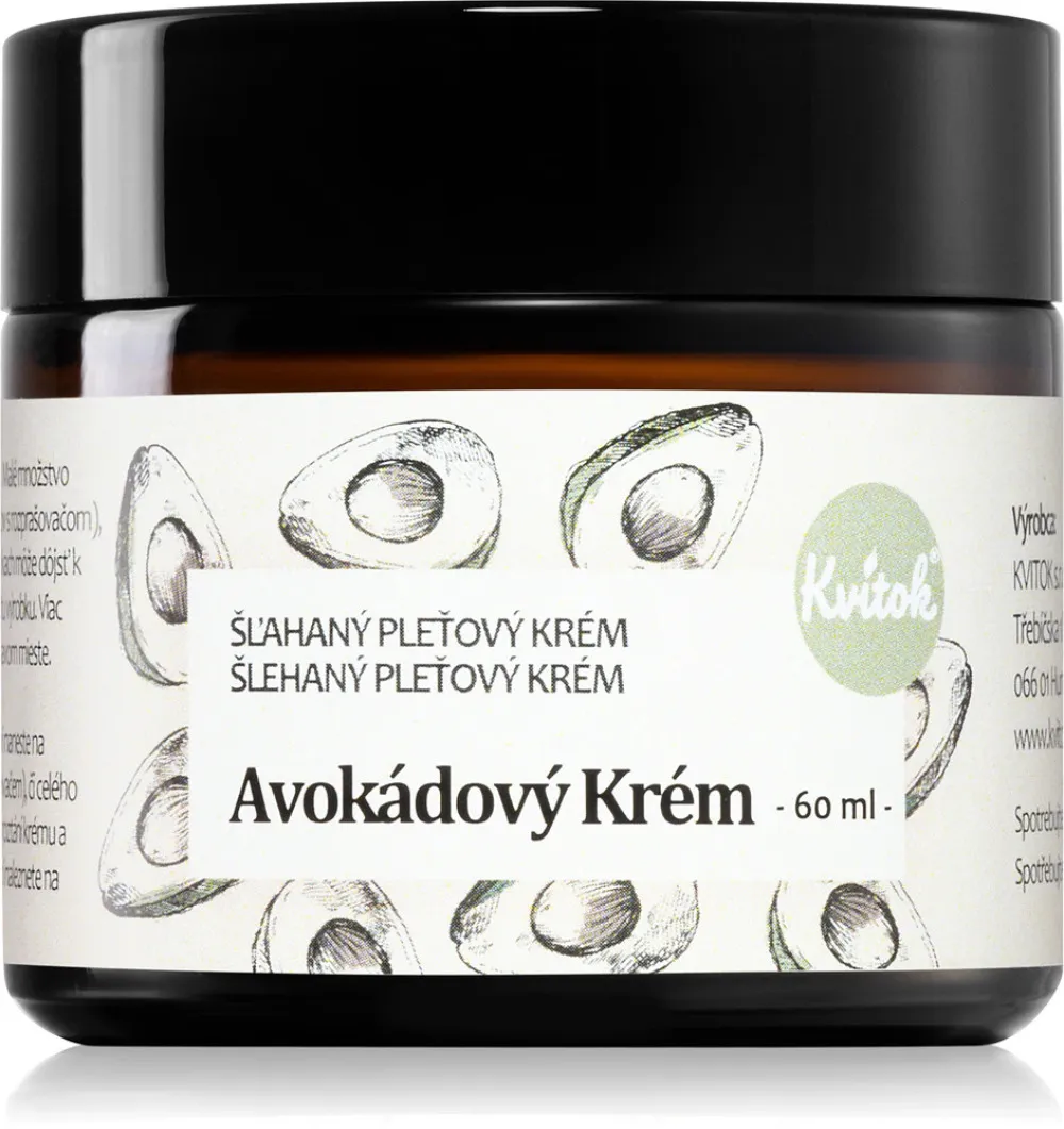 Kvitok Avokádový krém pro mastnou a problematickou pleť (60 ml) - nová receptura