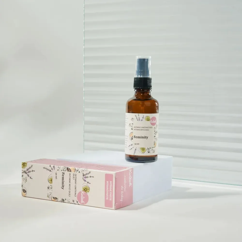 Kvitok Intimní mycí emulze Feminity (50 ml) - respektuje ph intimních partií