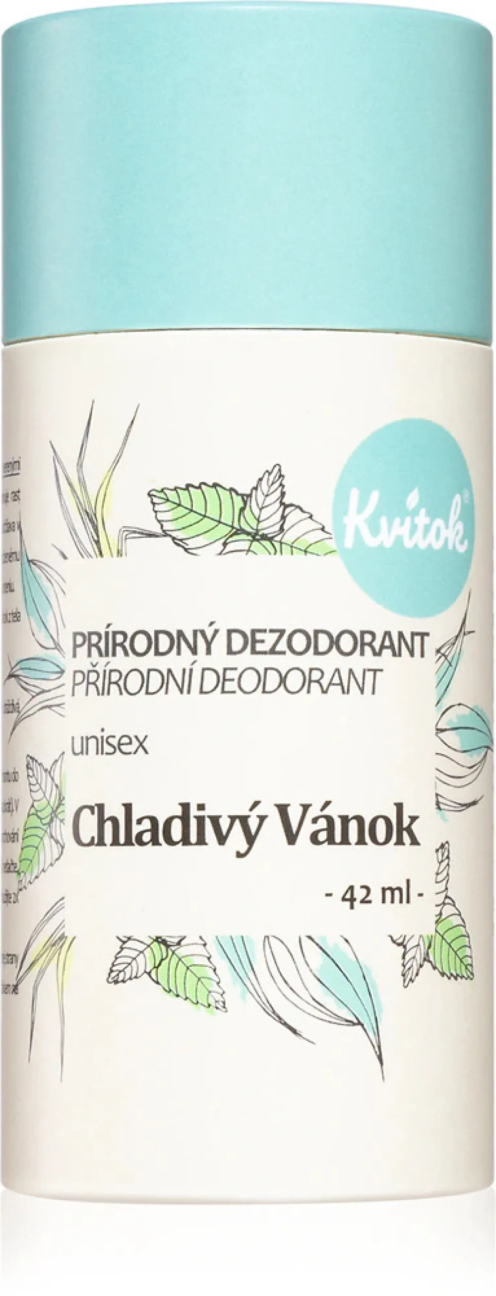 Kvitok Krémový deodorant Chladivý vánek (30 ml) - vhodný pro ženy i muže