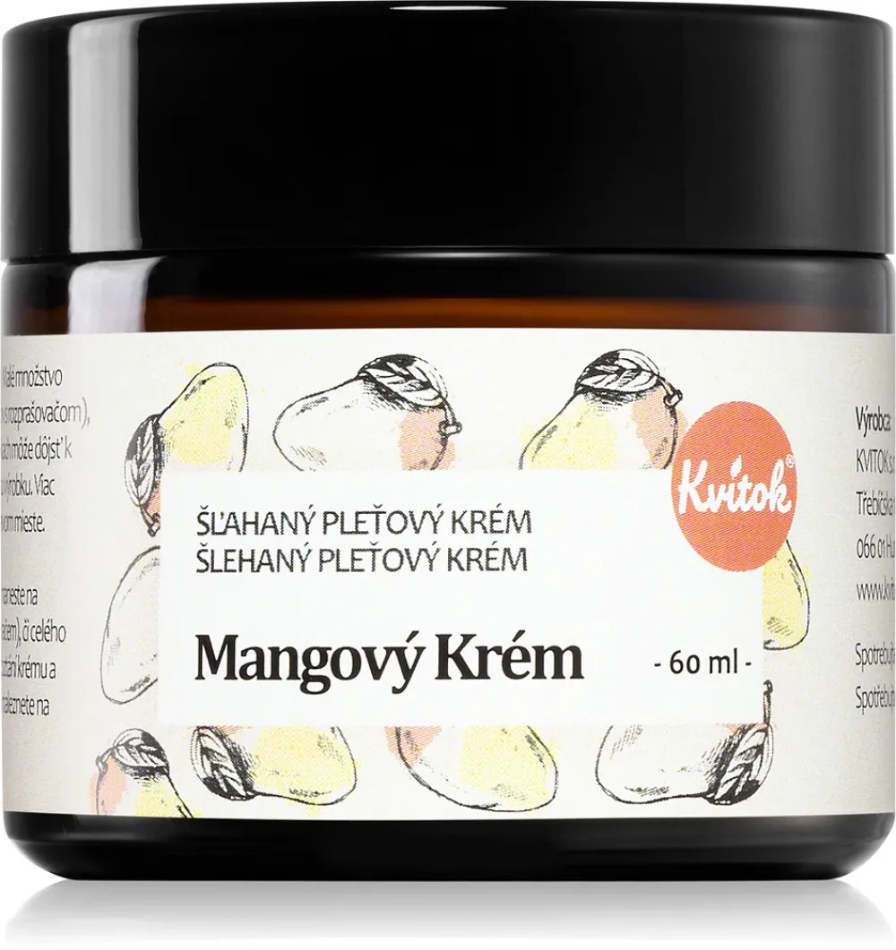 Kvitok Mangový krém pro citlivou a suchou pleť (60 ml) - nová receptura