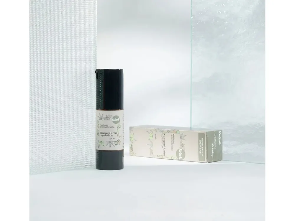 Kvitok Noční konopný krém pro mastnou pleť (30 ml) - eliminuje tvorbu akné