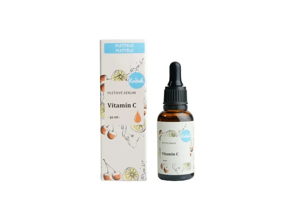 Kvitok Pleťové sérum - Vitamin C (30 ml) - anti-aging účinky