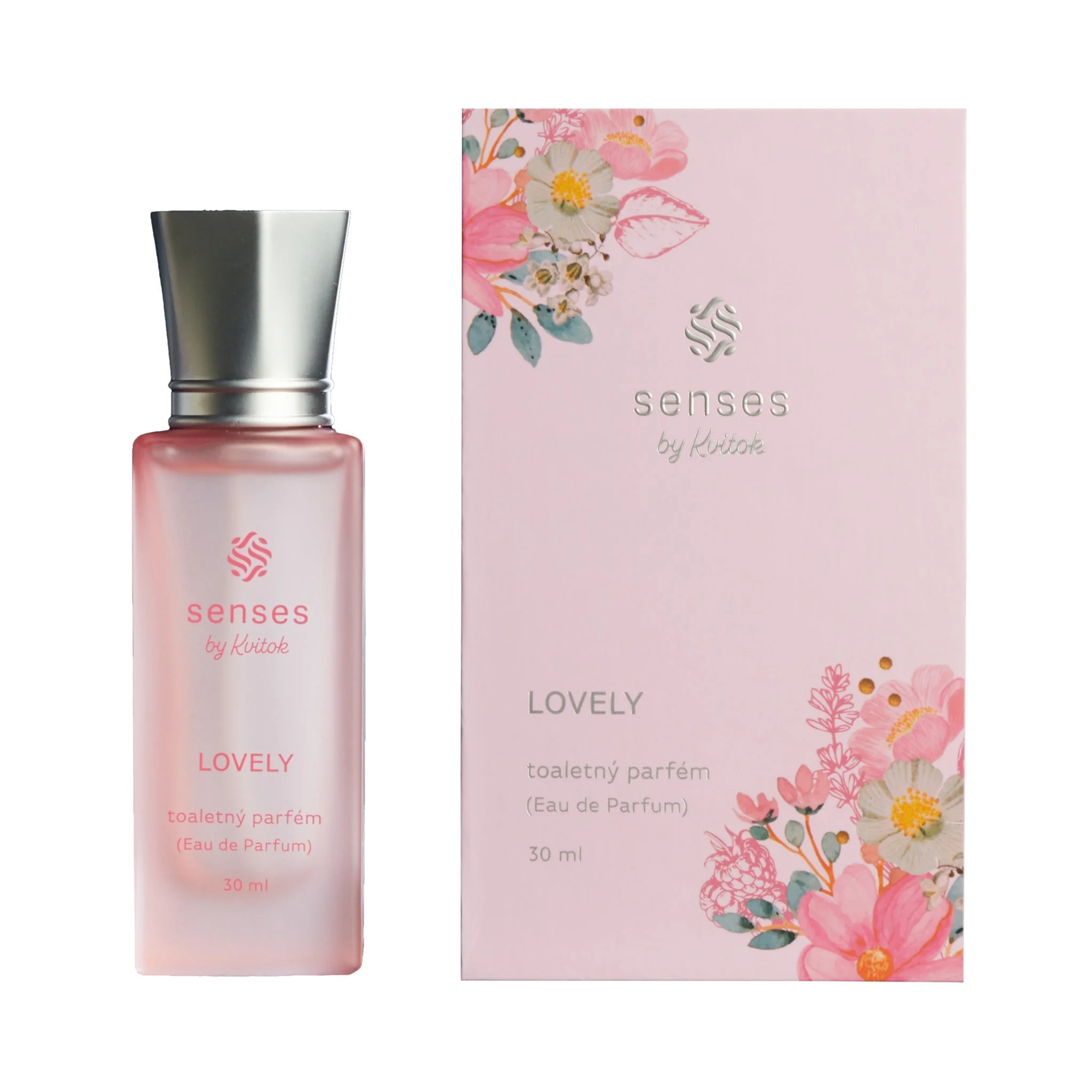 Kvitok Senses Toaletní parfém Lovely - vzorek (2 ml) - s vůní růže, vanilky a citrusů