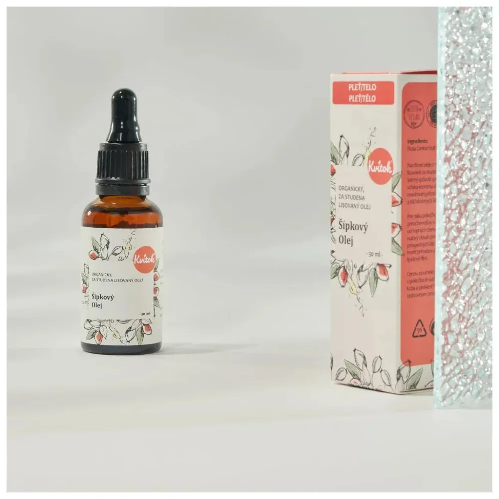 Kvitok Šípkový olej BIO (30 ml) - za studena lisovaný