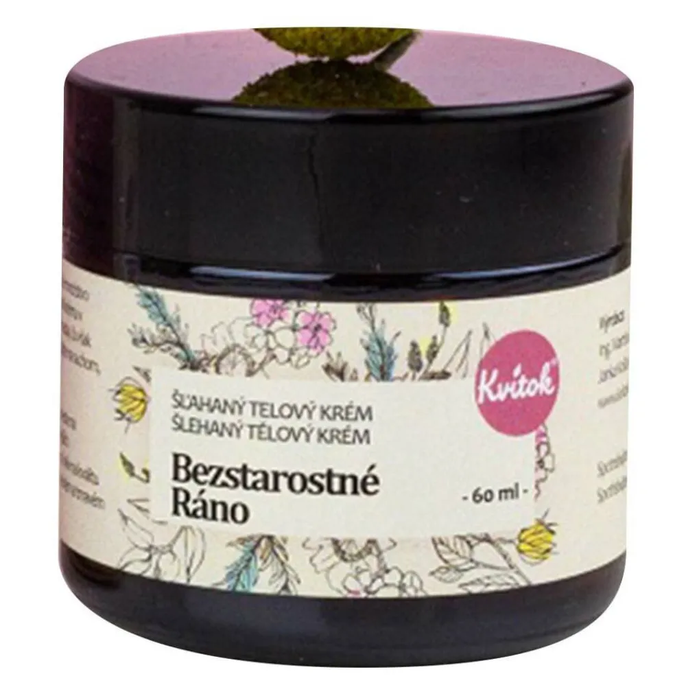 Kvitok Šlehaný tělový krém Bezstarostné ráno (60 ml) - s květinovo-citrusovou vůní