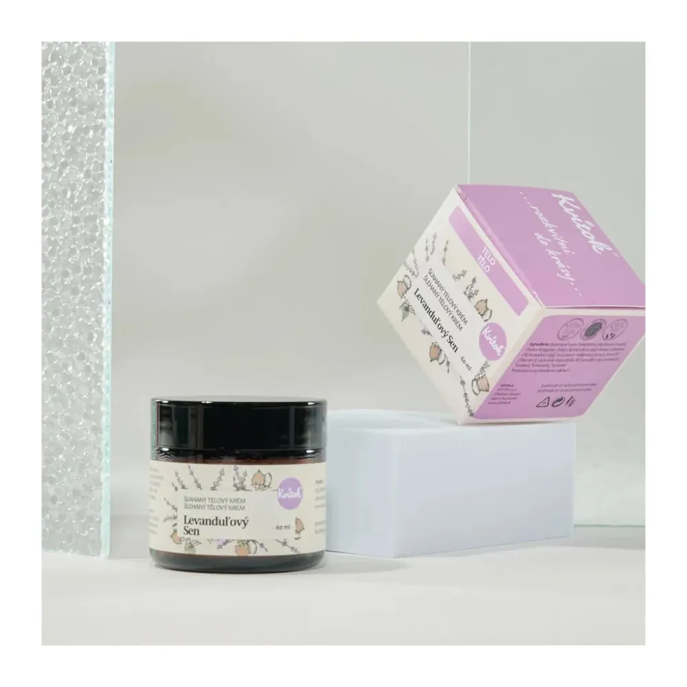 Kvitok Šlehaný tělový krém Levandulový sen (60 ml) - balzám pro vaše tělo i duši