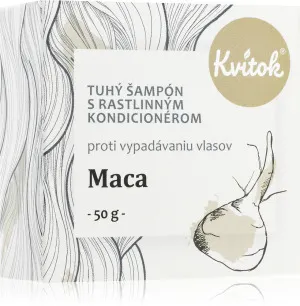 Kvitok Tuhý šampon s kondicionérem Maca XXL (50 g) - stimuluje růst vlasů