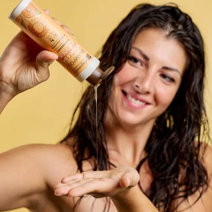 laSaponaria Šampon se slunečnicí a sladkým pomerančem BIO 30 ml
