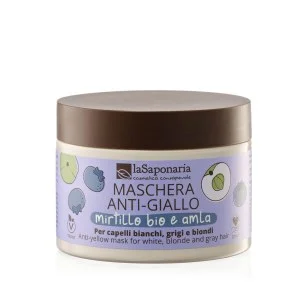 laSaponaria Maska No yellow na šedivé vlasy s Amlou a borůvkou (200 ml) - neutralizuje žluté podtóny