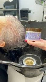 laSaponaria Maska No yellow na šedivé vlasy s Amlou a borůvkou (200 ml) - neutralizuje žluté podtóny