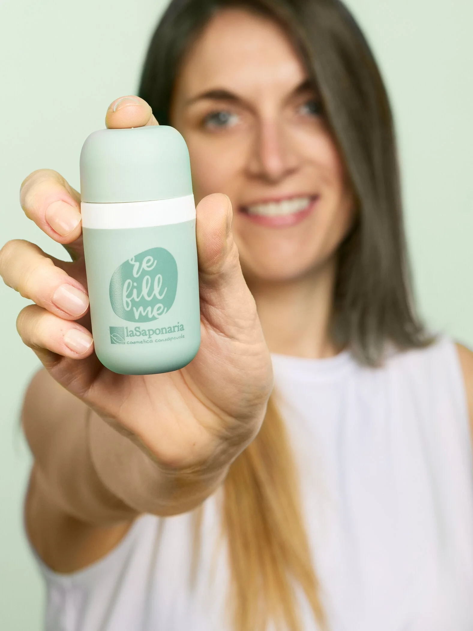 laSaponaria Náplň do roll-on deodorantu Grace - bez vůně BIO (40 ml) - pro citlivou pleť