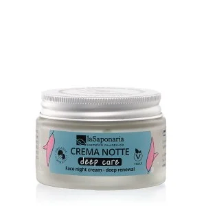 laSaponaria Noční pleťový krém Deep Care pro zralou pleť BIO (50 ml) - hloubková obnova během spánku