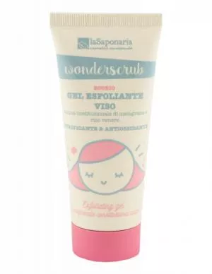 laSaponaria Peelingový gel na obličej WonderScrub BIO (100 ml)