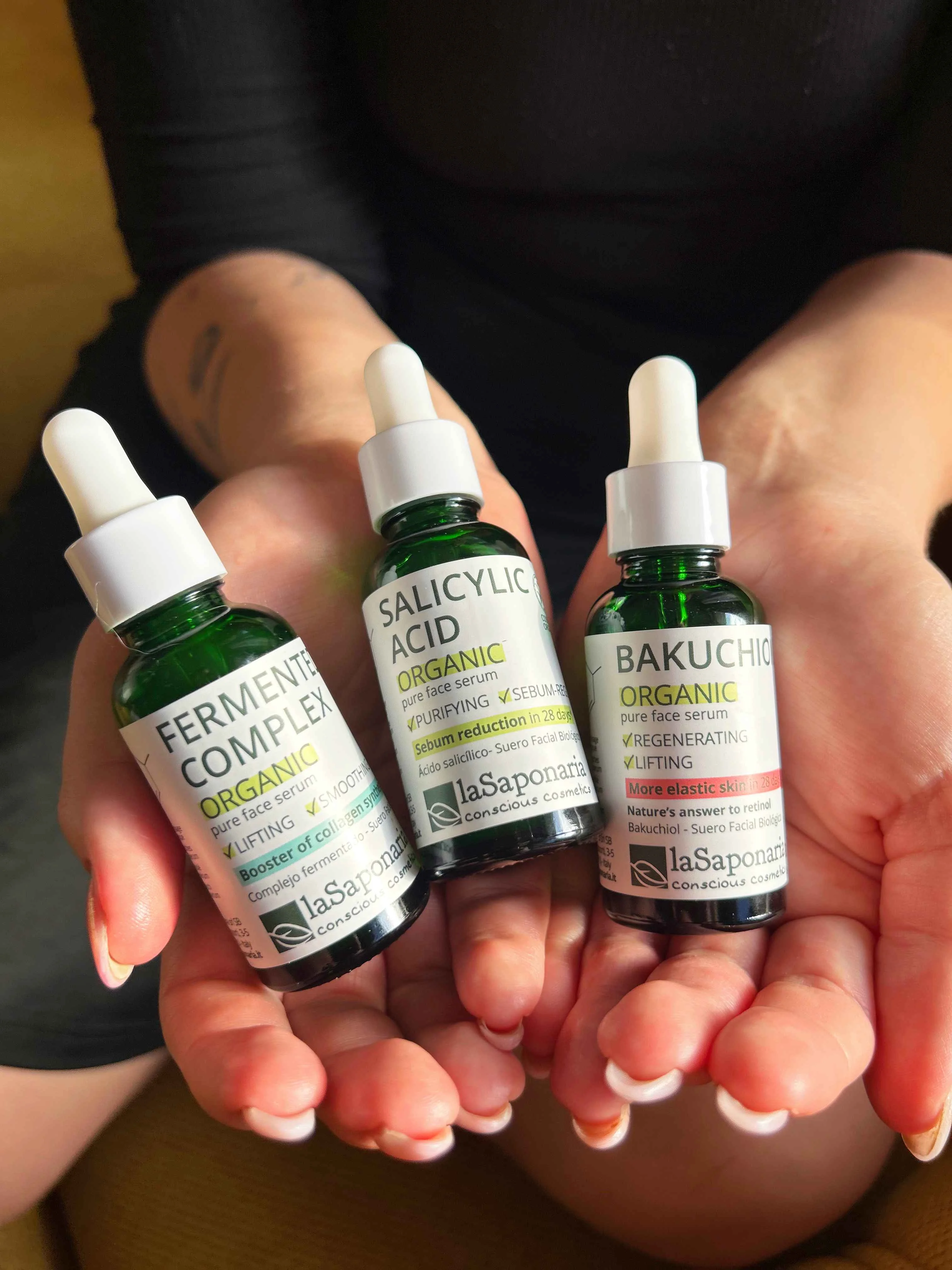 laSaponaria Pleťové sérum - Fermentovaný komplex BIO (30 ml) - pro pružnější, zářivější a hladší pleť