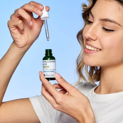 laSaponaria Pleťové sérum - Kyselina hyaluronová BIO (30 ml) - hydratuje a zpevňuje pleť