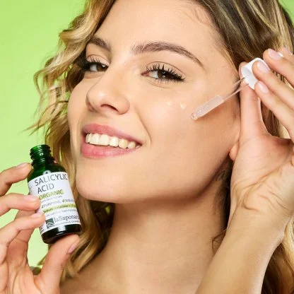 laSaponaria Pleťové sérum - Kyselina salicylová BIO (30 ml) - pro pleť se sklony k akné
