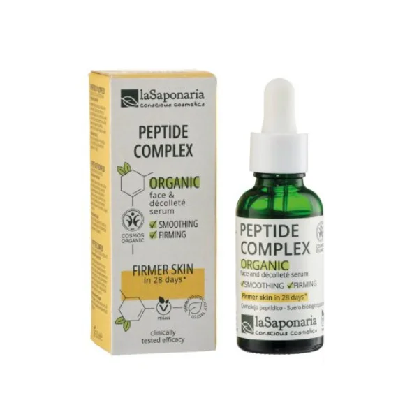 laSaponaria Pleťové sérum - Peptidový komplex BIO (30 ml) - vyhlazuje a zpevňuje pleť