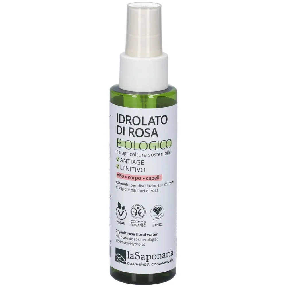 laSaponaria Růžová květová voda BIO (100 ml)