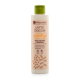 laSaponaria Sprchové mléko s BIO ovsem a prebiotiky pro citlivou pleť (200 ml) - s měsíčkem a heřmánkem