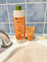 laSaponaria Sprchový gel a šampon 2v1 s BIO pomerančem a vit. C pro celou rodinu 30 ml - se sladkou a povzbuzující vůní