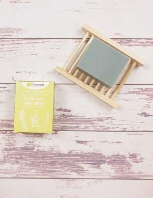 Tuhé olivové mýdlo BIO - Středomořské bylinky s aloe (100 g)