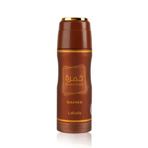 Lattafa Khamrah Qahwa DEO ve spreji unisex