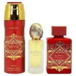 Badee Al Oud Sublime dárková sada – parfémovaná voda 100 ml + parfémovaný sprej 200 ml + parfémovaná mlha na vlasy 50 ml