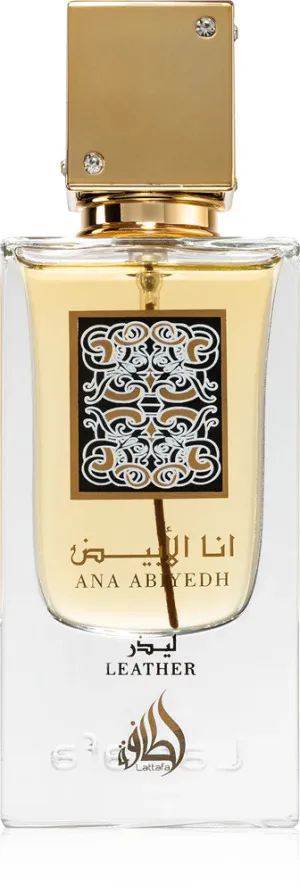 Lattafa Ana Abiyedh Leather parfémovaná voda unisex 60 ml
