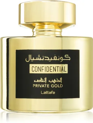 Lattafa Confidential Private Gold parfémovaná voda unisex 100 ml