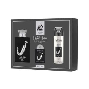 Lattafa Pride Ishq Al Shuyukh Silver EDP 100 ml + EDP 20 ml + DEO ve spreji 200 ml UNISEX