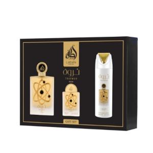 Lattafa Pride Tharwah Gold EDP 100 ml + EDP 20 ml + tělový sprej 200 ml UNISEX